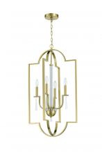 Craftmade 58234-SB - Fortuna 4 Light Foyer in Satin Brass