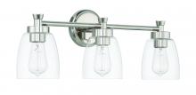 Craftmade 12724PLN3 - Henning 3 Light Vanity in Polished Nickel