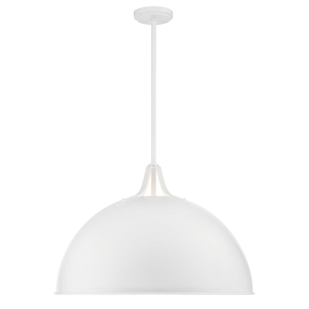 Soto 3 Light White Chandelier