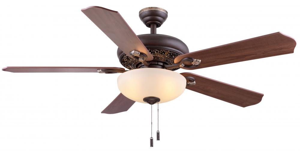 Valrosa Silver Bronze 52 Inch Ceiling Fan