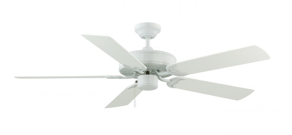 Dalton White 52" Ceiling Fan