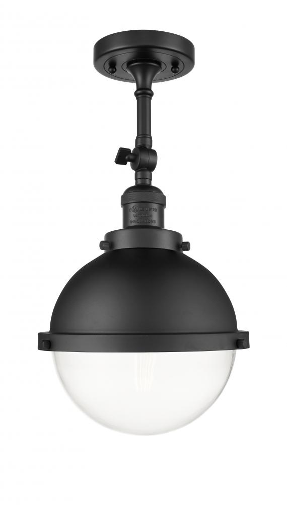 Hampden - 1 Light - 9 inch - Matte Black - Semi-Flush Mount