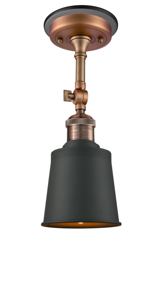 Addison - 1 Light - 5 inch - Antique Copper - Semi-Flush Mount