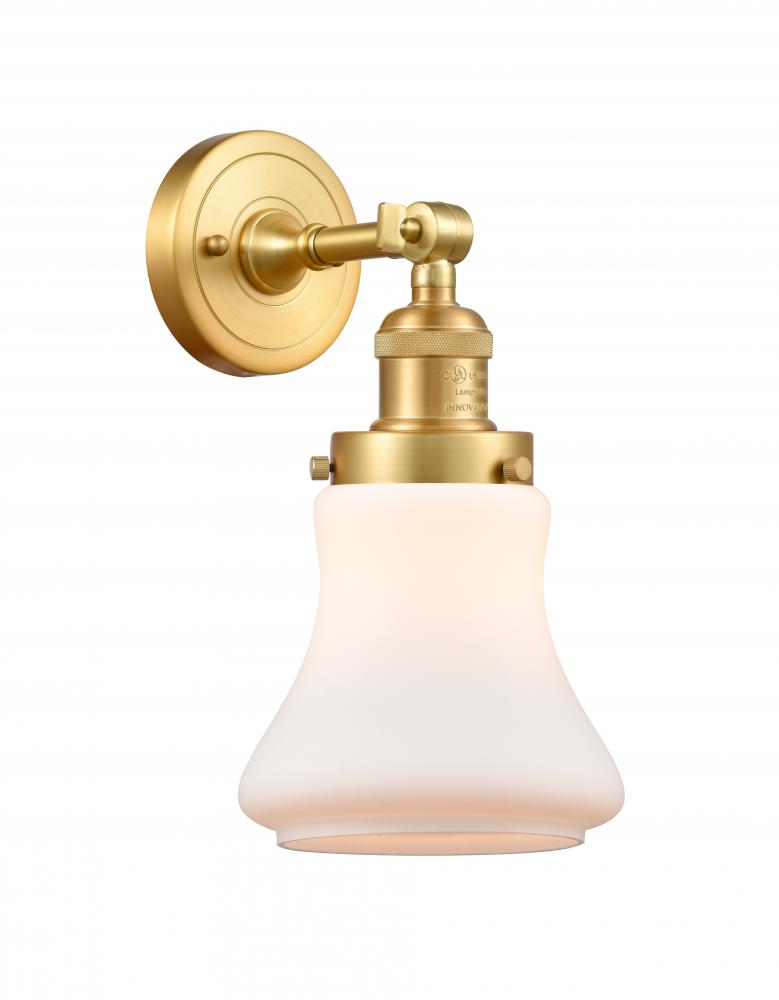 Bellmont - 1 Light - 7 inch - Satin Gold - Sconce