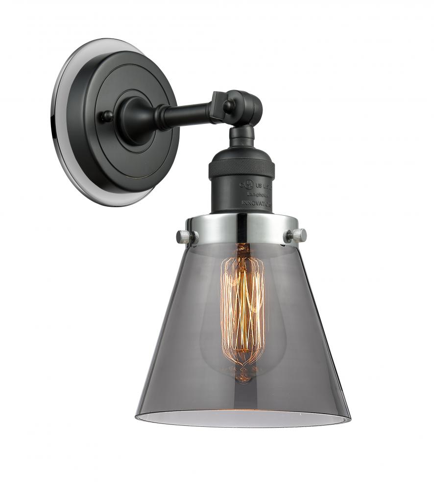 Cone - 1 Light - 6 inch - Matte Black - Sconce