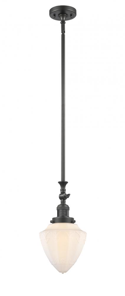 Bullet - 1 Light - 7 inch - Oil Rubbed Bronze - Stem Hung - Mini Pendant