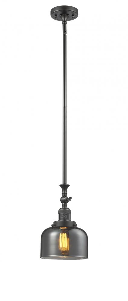 Bell - 1 Light - 8 inch - Oil Rubbed Bronze - Stem Hung - Mini Pendant