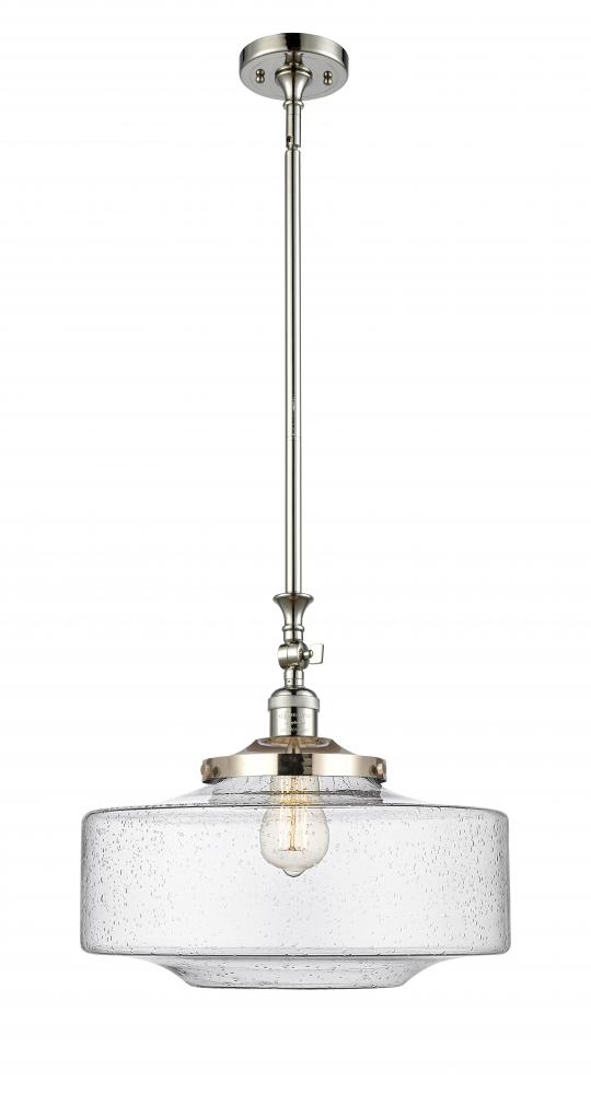 Bridgeton - 1 Light - 16 inch - Polished Nickel - Stem Hung - Mini Pendant