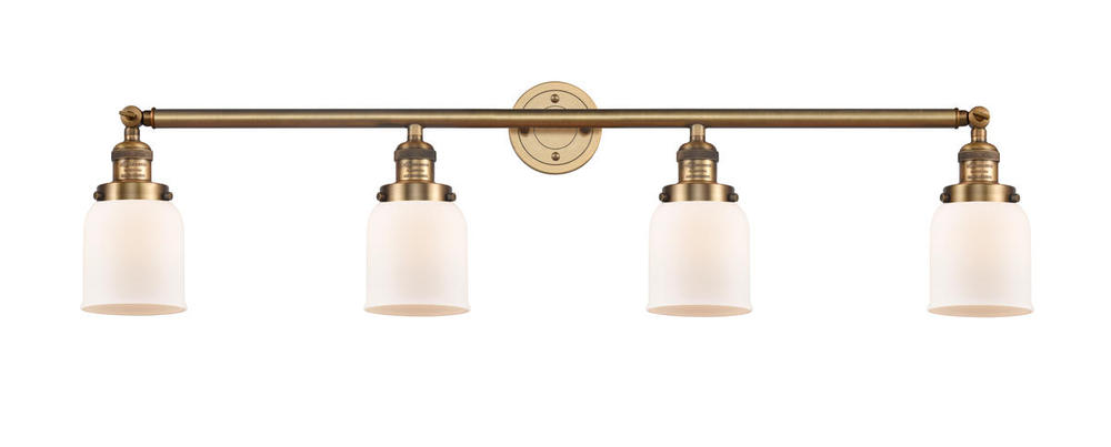 Bell - 4 Light - 42 inch - Brushed Brass - Bath Vanity Light