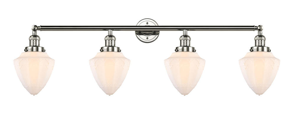 Bullet - 4 Light - 46 inch - Polished Nickel - Bath Vanity Light