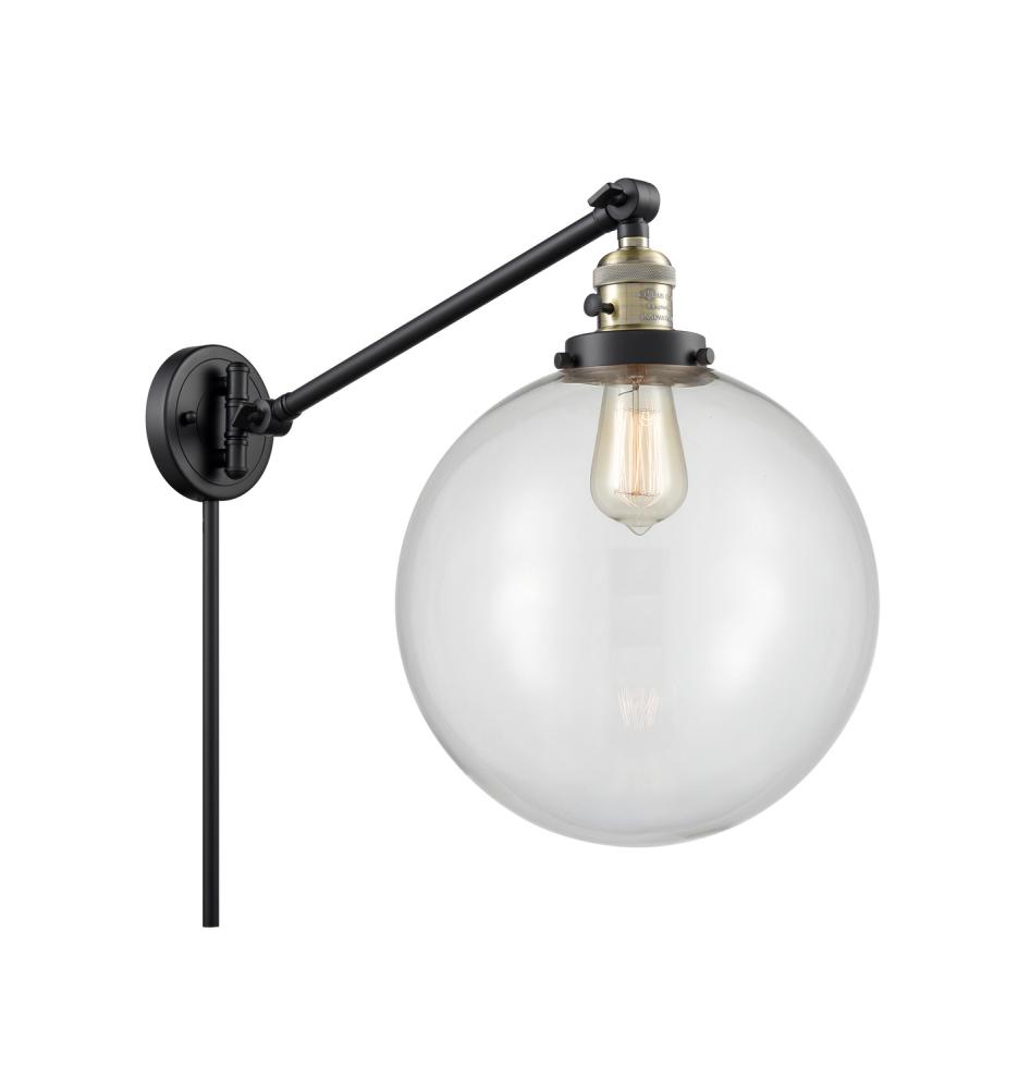 Beacon - 1 Light - 12 inch - Black Antique Brass - Swing Arm