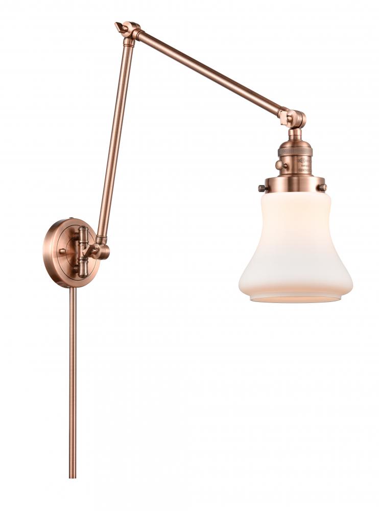 Bellmont - 1 Light - 8 inch - Antique Copper - Swing Arm