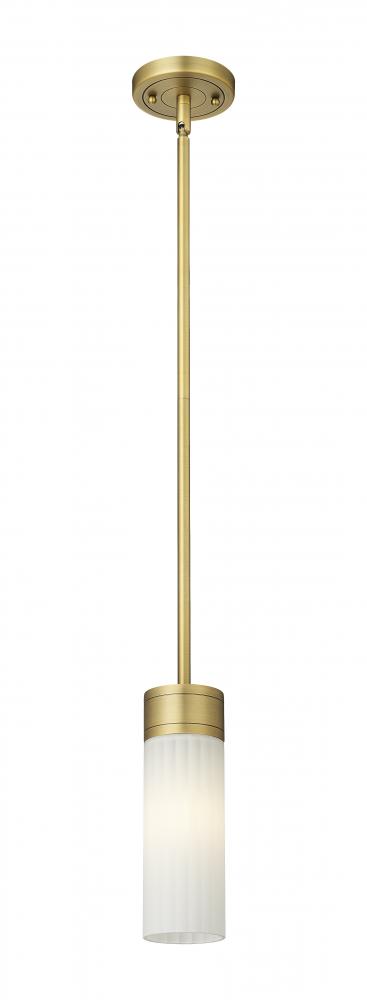 Empire - 1 Light - 3 inch - Brushed Brass - Pendant