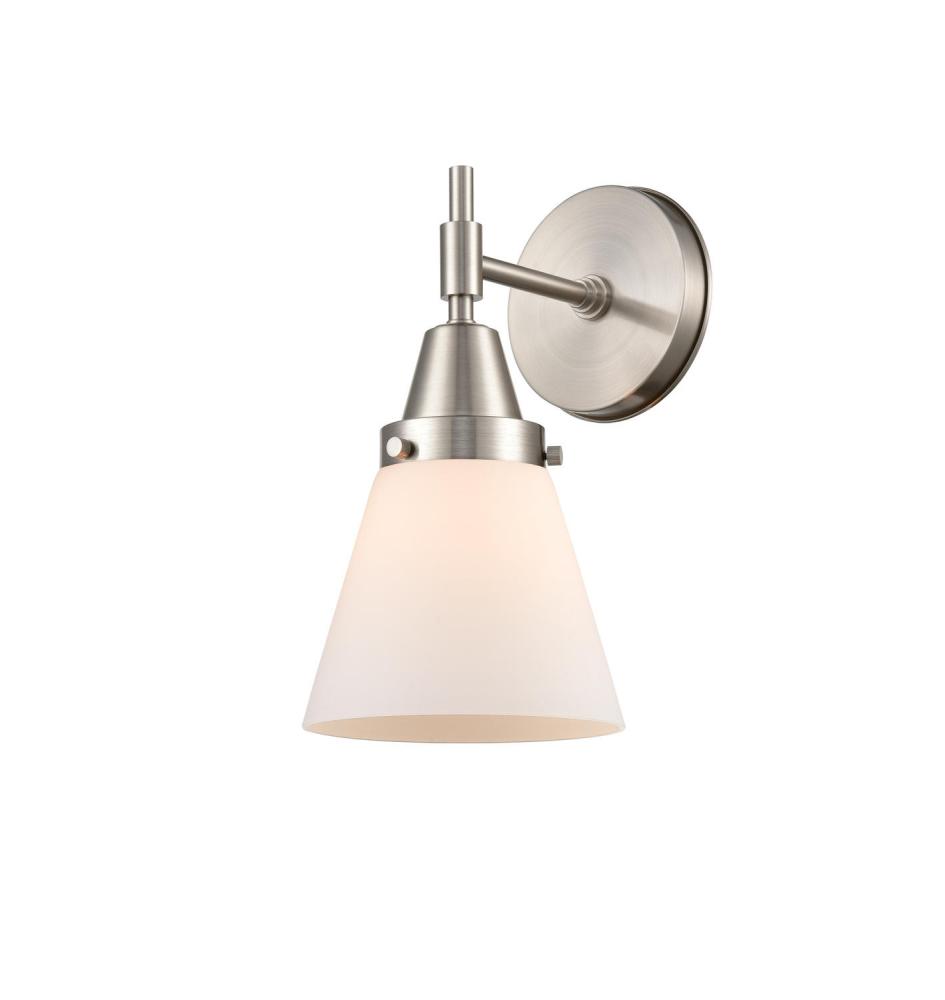 Cone - 1 Light - 6 inch - Satin Nickel - Sconce