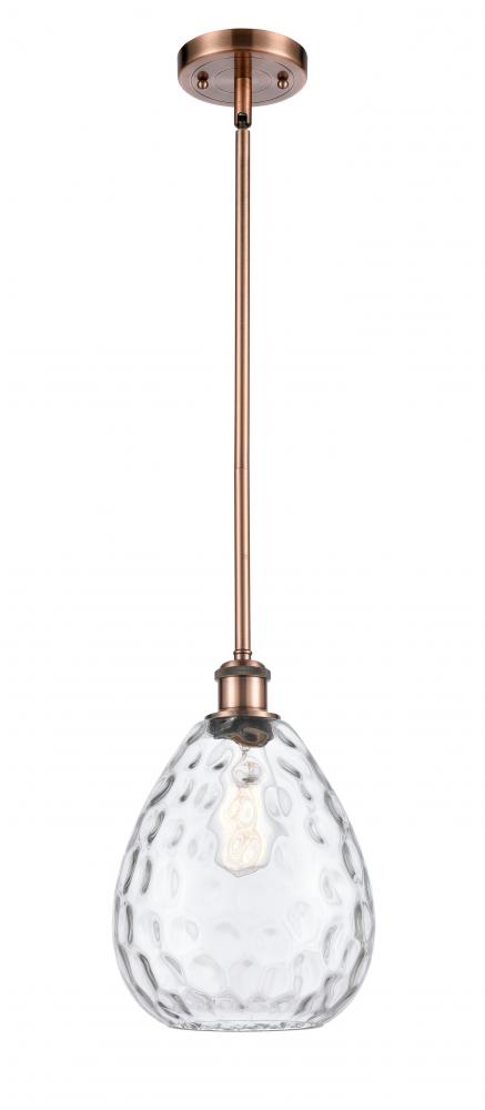 Waverly - 1 Light - 8 inch - Antique Copper - Mini Pendant