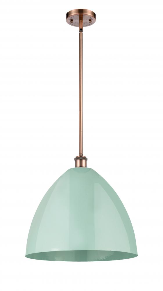 Plymouth - 1 Light - 16 inch - Antique Copper - Pendant