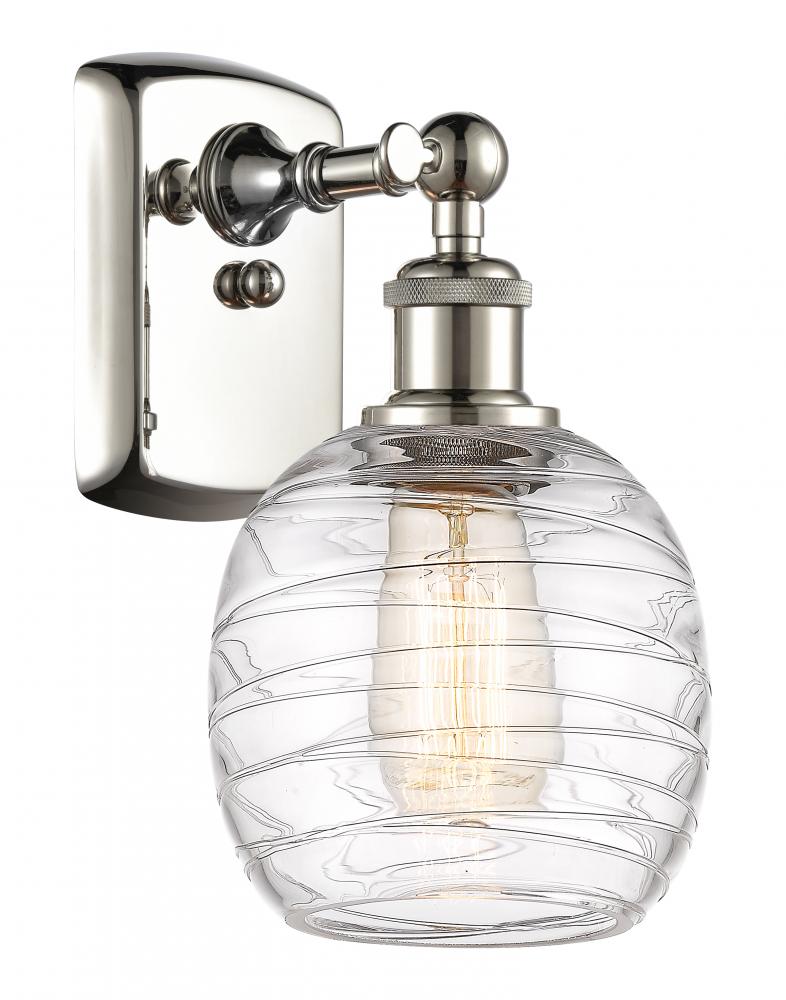 Belfast - 1 Light - 6 inch - Polished Nickel - Sconce