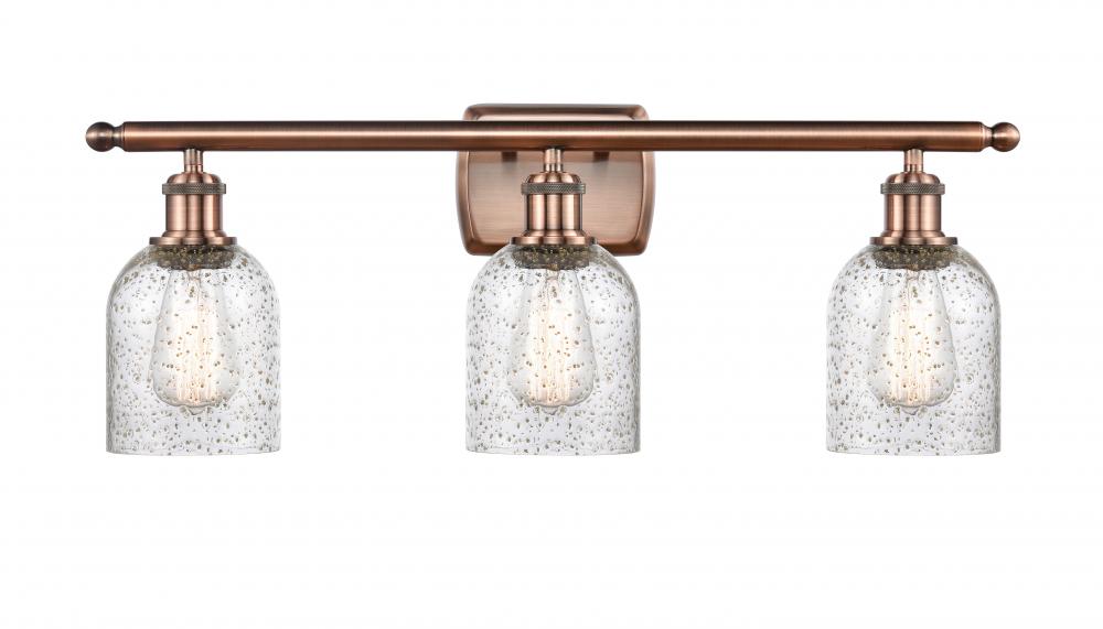 Caledonia - 3 Light - 25 inch - Antique Copper - Bath Vanity Light