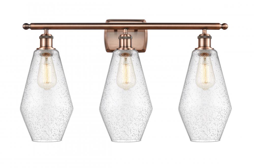 Cindyrella - 3 Light - 27 inch - Antique Copper - Bath Vanity Light