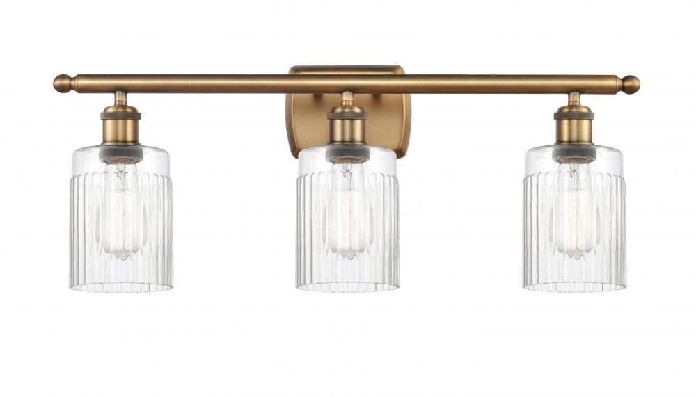 Hadley - 3 Light - 25 inch - Brushed Brass - Bath Vanity Light