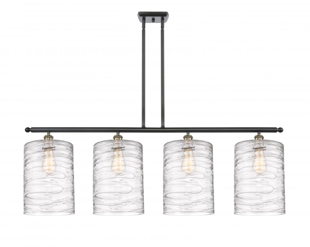 Cobbleskill - 4 Light - 48 inch - Black Antique Brass - Cord hung - Island Light