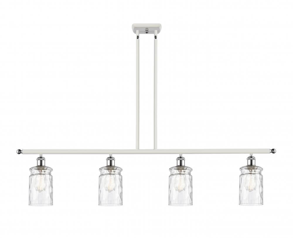 Candor - 4 Light - 48 inch - White Polished Chrome - Cord hung - Island Light