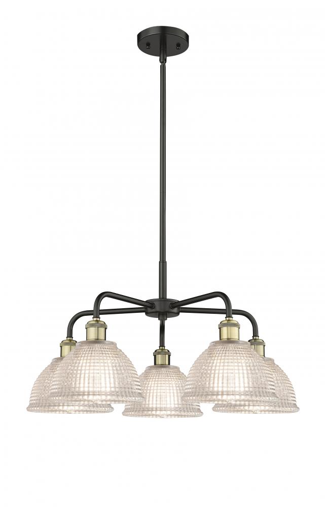 Arietta - 5 Light - 26 inch - Black Antique Brass - Chandelier