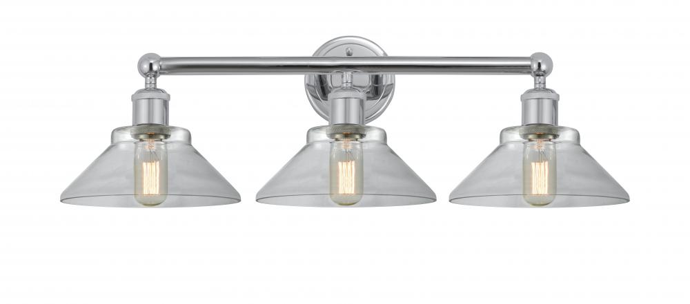 Orwell - 3 Light - 26 inch - Polished Chrome - Bath Vanity Light