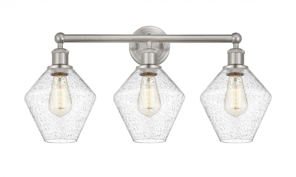 Cindyrella - 3 Light - 26 inch - Satin Nickel - Bath Vanity Light