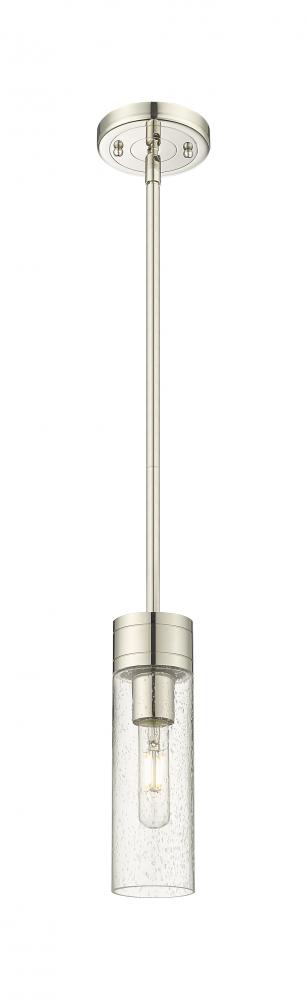 Boreas - 1 Light - 3 inch - Polished Nickel - Stem Hung - Mini Pendant