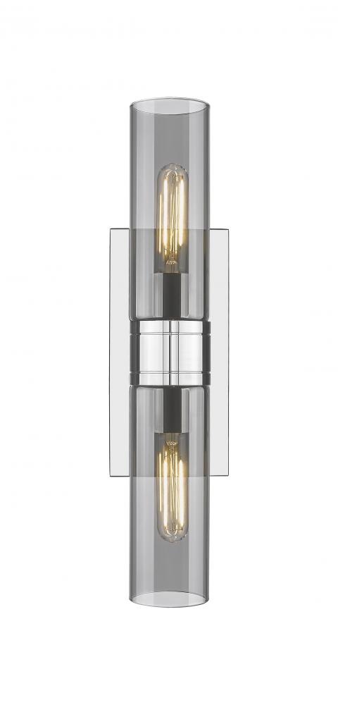 Boreas - 2 Light - 18 inch - Polished Chrome - Bath Vanity Light