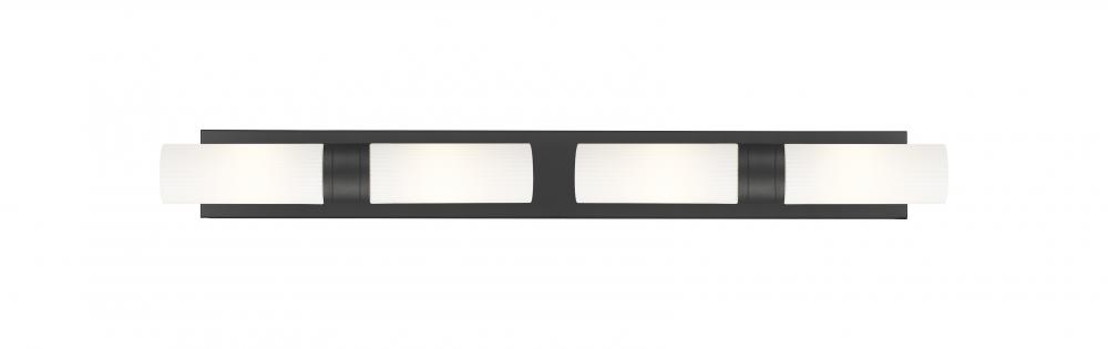 Boreas - 4 Light - 39 inch - Matte Black - Bath Vanity Light