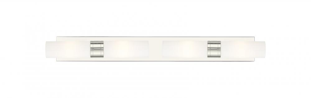 Boreas - 4 Light - 39 inch - Polished Nickel - Bath Vanity Light