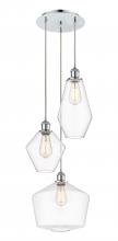 Innovations Lighting 113B-3P-PC-G652-MU - Cindyrella 3 Light 14 inch Multi-Pendant