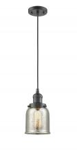 Innovations Lighting 201C-OB-G58 - Bell - 1 Light - 5 inch - Oil Rubbed Bronze - Cord hung - Mini Pendant