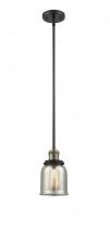 Innovations Lighting 201S-BAB-G58 - Bell - 1 Light - 5 inch - Black Antique Brass - Stem Hung - Mini Pendant