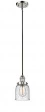 Innovations Lighting 201S-PN-G54 - Bell - 1 Light - 5 inch - Polished Nickel - Stem Hung - Mini Pendant