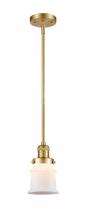 Innovations Lighting 201S-SG-G181S - Canton - 1 Light - 5 inch - Satin Gold - Stem Hung - Mini Pendant