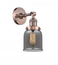 Innovations Lighting 203-AC-G53 - Bell - 1 Light - 5 inch - Antique Copper - Sconce