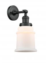 Innovations Lighting 203-BK-G181 - Canton - 1 Light - 7 inch - Matte Black - Sconce