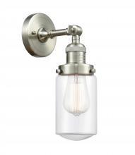 Innovations Lighting 203-SN-G312 - Dover - 1 Light - 5 inch - Brushed Satin Nickel - Sconce