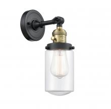 Innovations Lighting 203SW-BAB-G312 - Dover - 1 Light - 5 inch - Black Antique Brass - Sconce