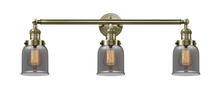 Innovations Lighting 205-AB-G53 - Bell - 3 Light - 30 inch - Antique Brass - Bath Vanity Light