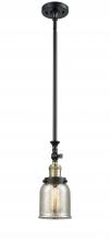 Innovations Lighting 206-BAB-G58 - Bell - 1 Light - 5 inch - Black Antique Brass - Stem Hung - Mini Pendant