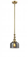 Innovations Lighting 206-BB-G73 - Bell - 1 Light - 8 inch - Brushed Brass - Stem Hung - Mini Pendant