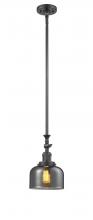 Innovations Lighting 206-OB-G73 - Bell - 1 Light - 8 inch - Oil Rubbed Bronze - Stem Hung - Mini Pendant