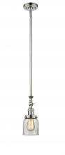 Innovations Lighting 206-PN-G52 - Bell - 1 Light - 5 inch - Polished Nickel - Stem Hung - Mini Pendant