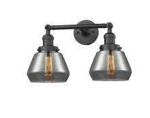 Innovations Lighting 208-OB-G173 - Fulton - 2 Light - 17 inch - Oil Rubbed Bronze - Bath Vanity Light