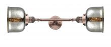 Innovations Lighting 208L-AC-G78 - Bell - 2 Light - 8 inch - Antique Copper - Bath Vanity Light