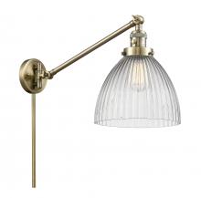 Innovations Lighting 237-AB-G222 - Seneca Falls - 1 Light - 10 inch - Antique Brass - Swing Arm